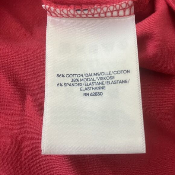 Lands End Womens Long Sleeve Button Up Top Plus Size 3X Pink Bishop Romantic V - Picture 6 of 9